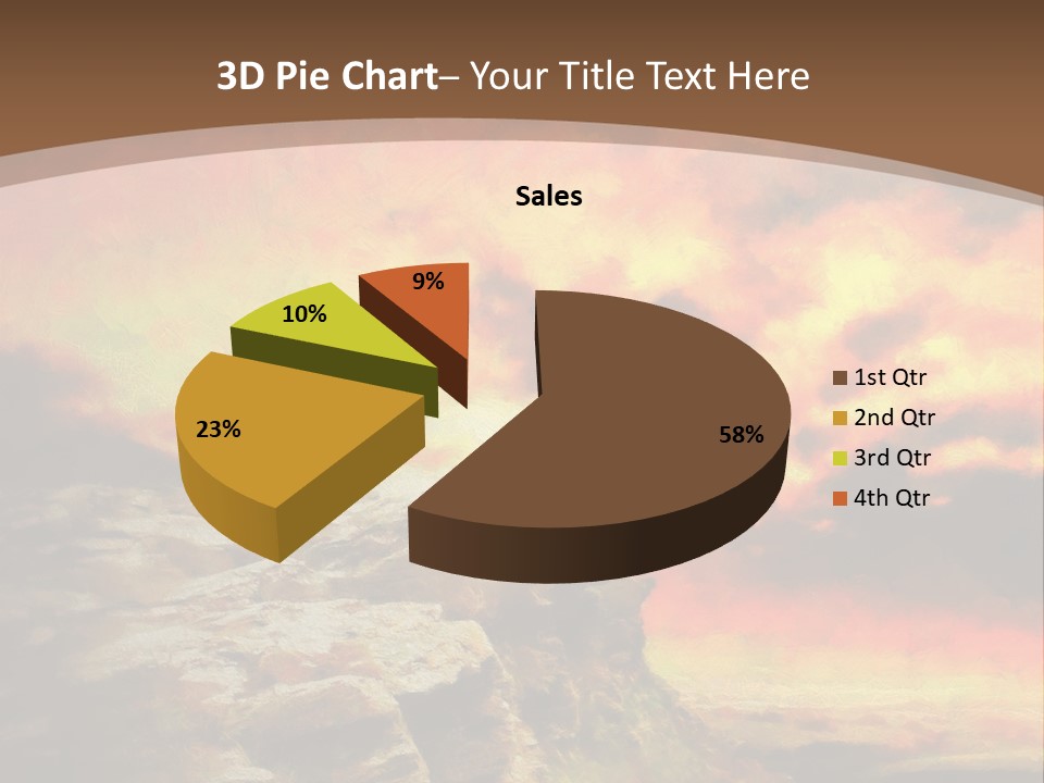 Situation Pursuit Rock PowerPoint Template
