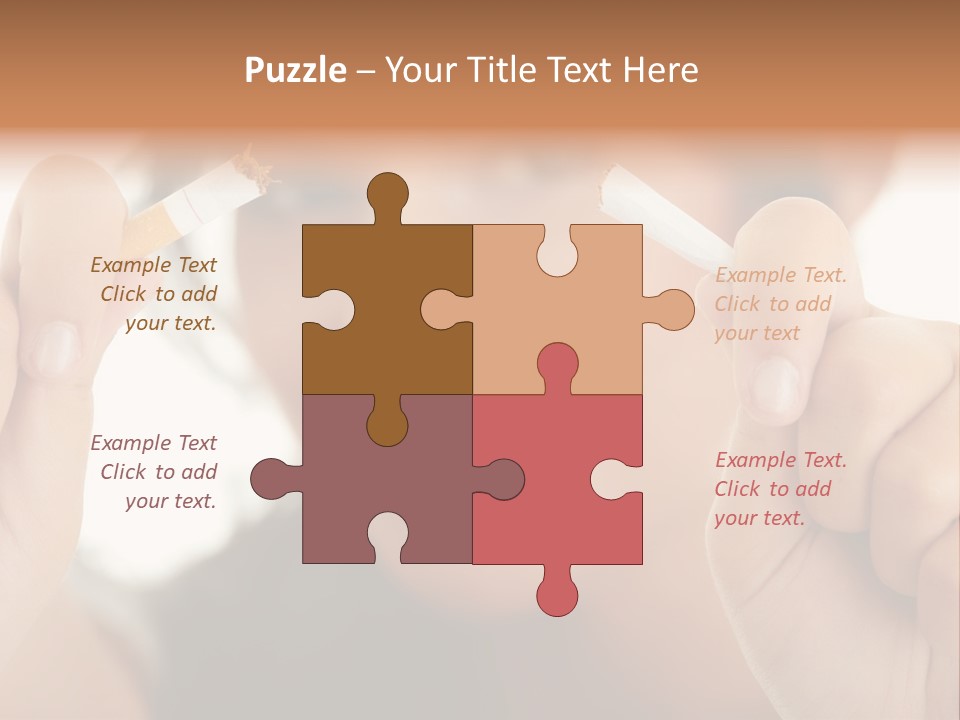 Risk Concept Habit PowerPoint Template