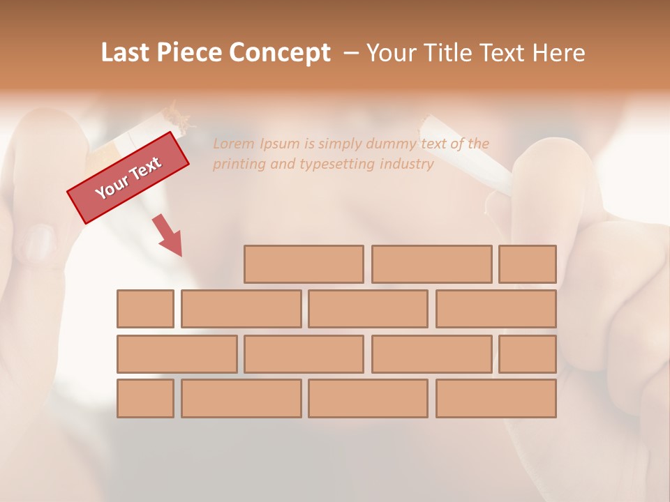 Risk Concept Habit PowerPoint Template