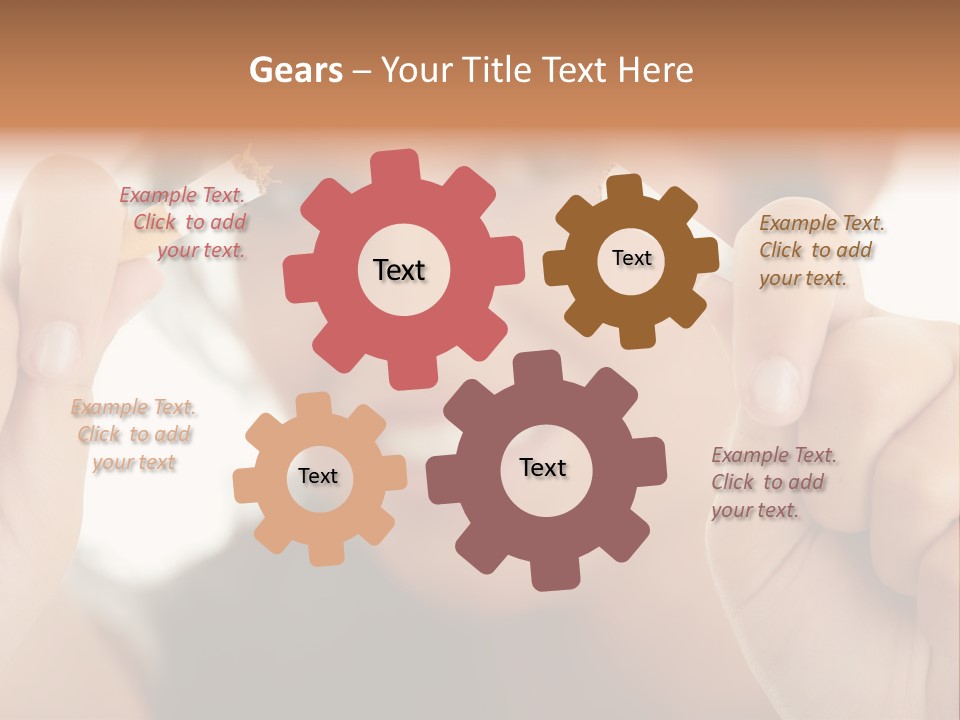 Risk Concept Habit PowerPoint Template