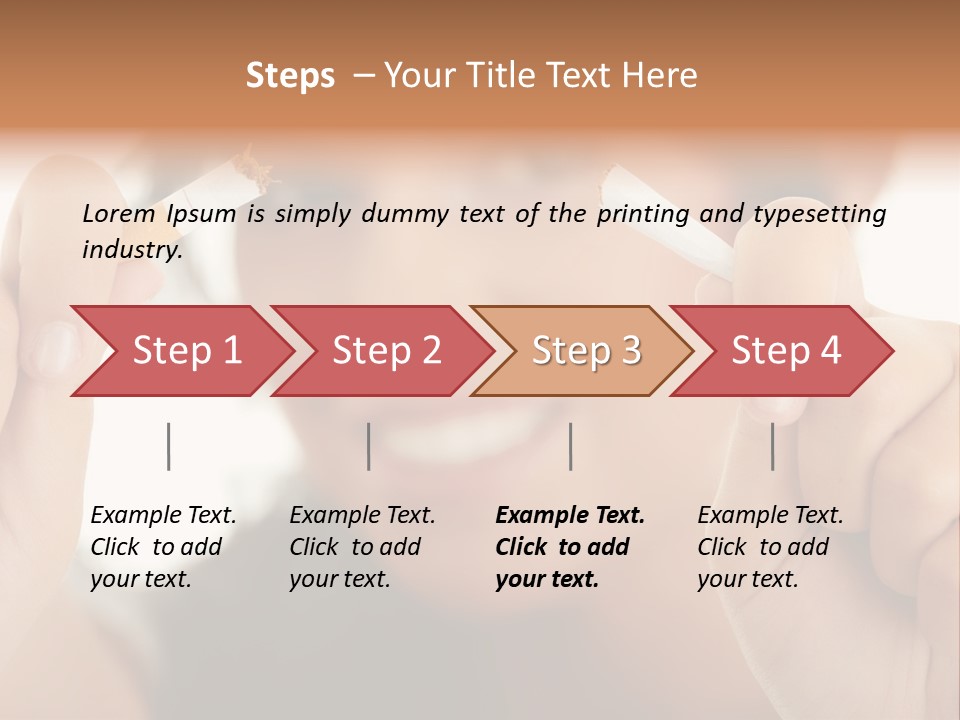 Risk Concept Habit PowerPoint Template