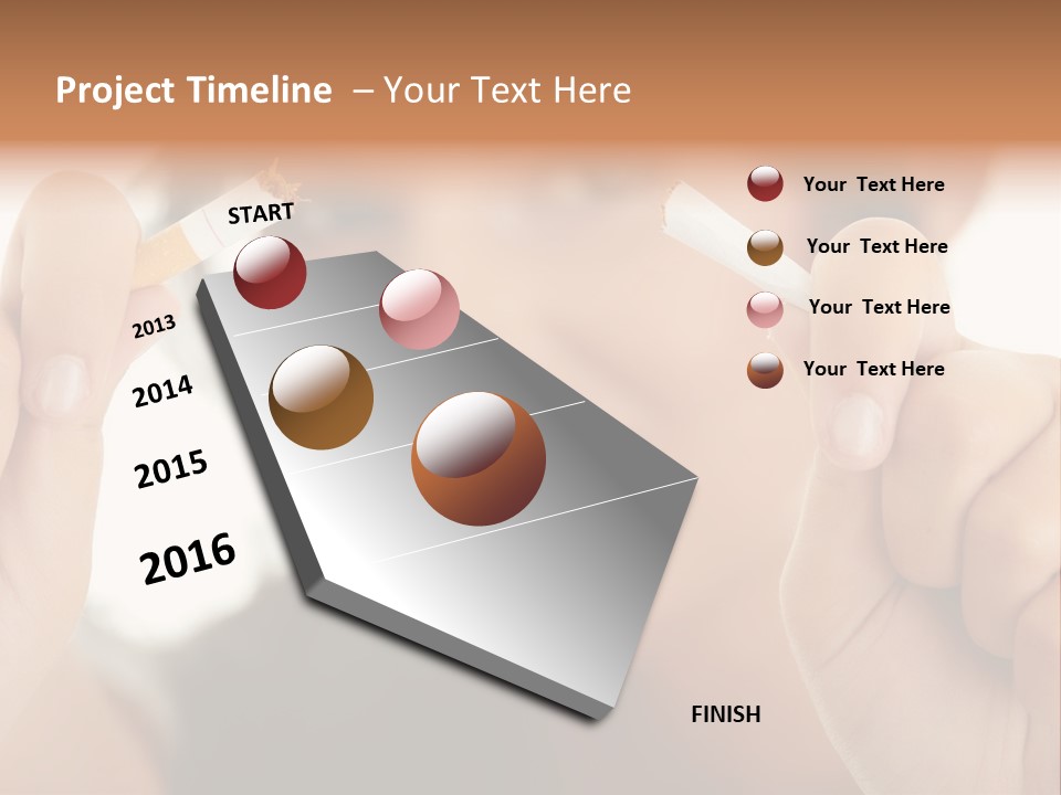 Risk Concept Habit PowerPoint Template