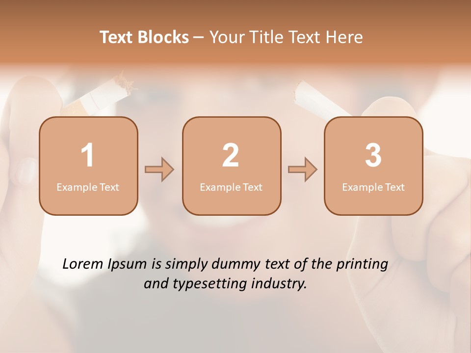 Risk Concept Habit PowerPoint Template