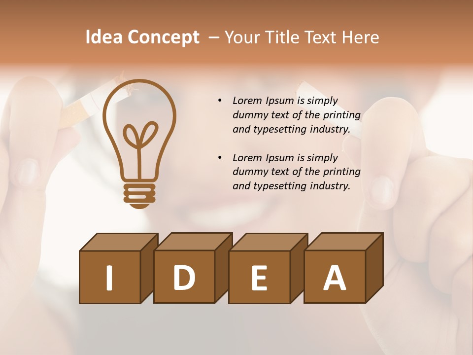 Risk Concept Habit PowerPoint Template