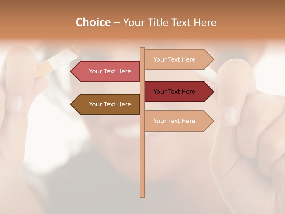 Risk Concept Habit PowerPoint Template