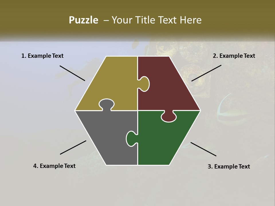 Ship Diving Shell PowerPoint Template