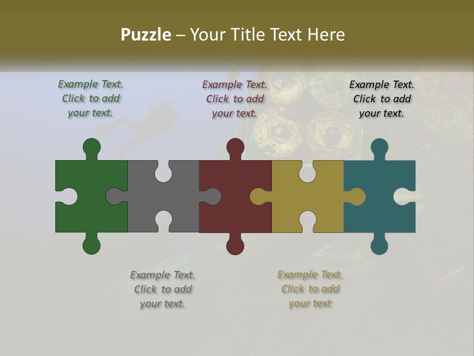 Ship Diving Shell PowerPoint Template