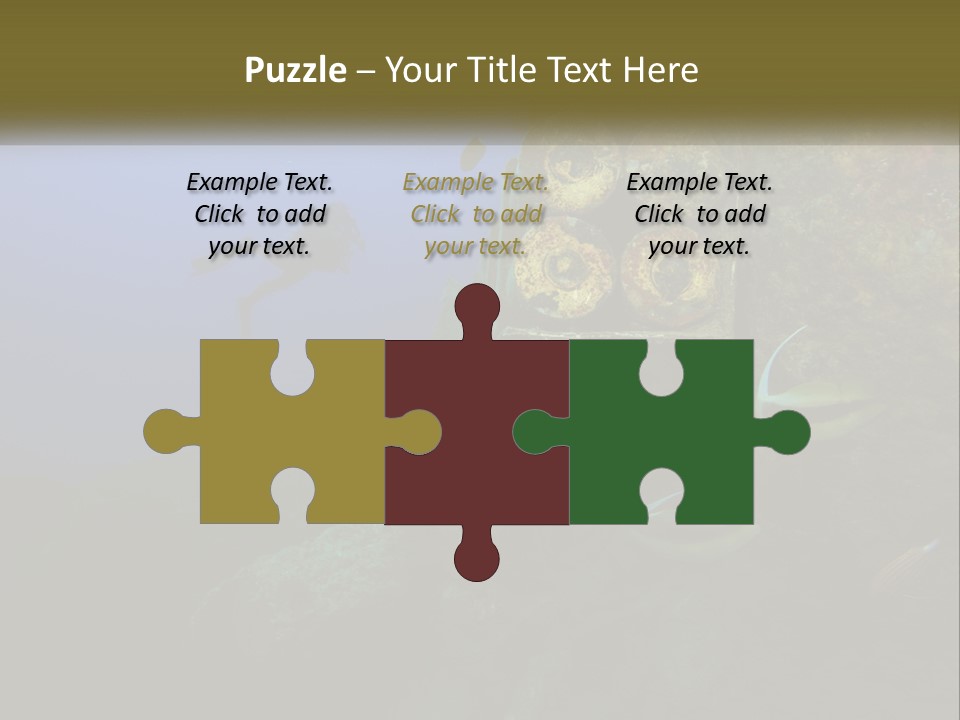 Ship Diving Shell PowerPoint Template