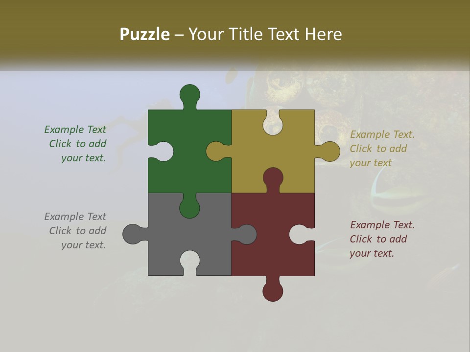 Ship Diving Shell PowerPoint Template
