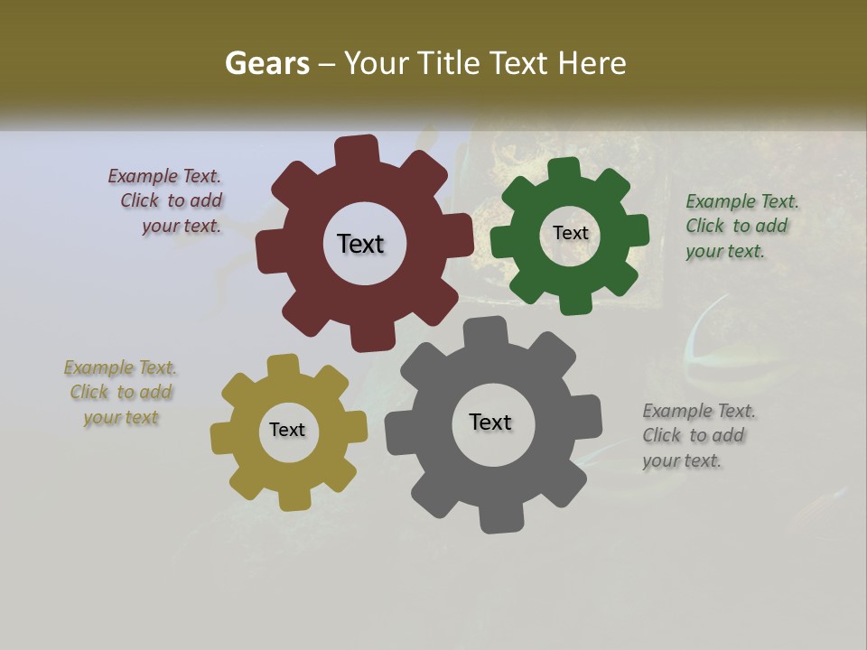 Ship Diving Shell PowerPoint Template