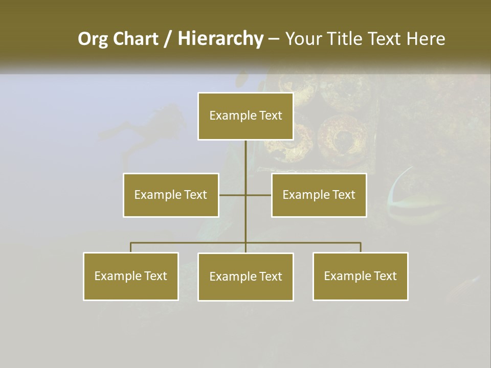 Ship Diving Shell PowerPoint Template