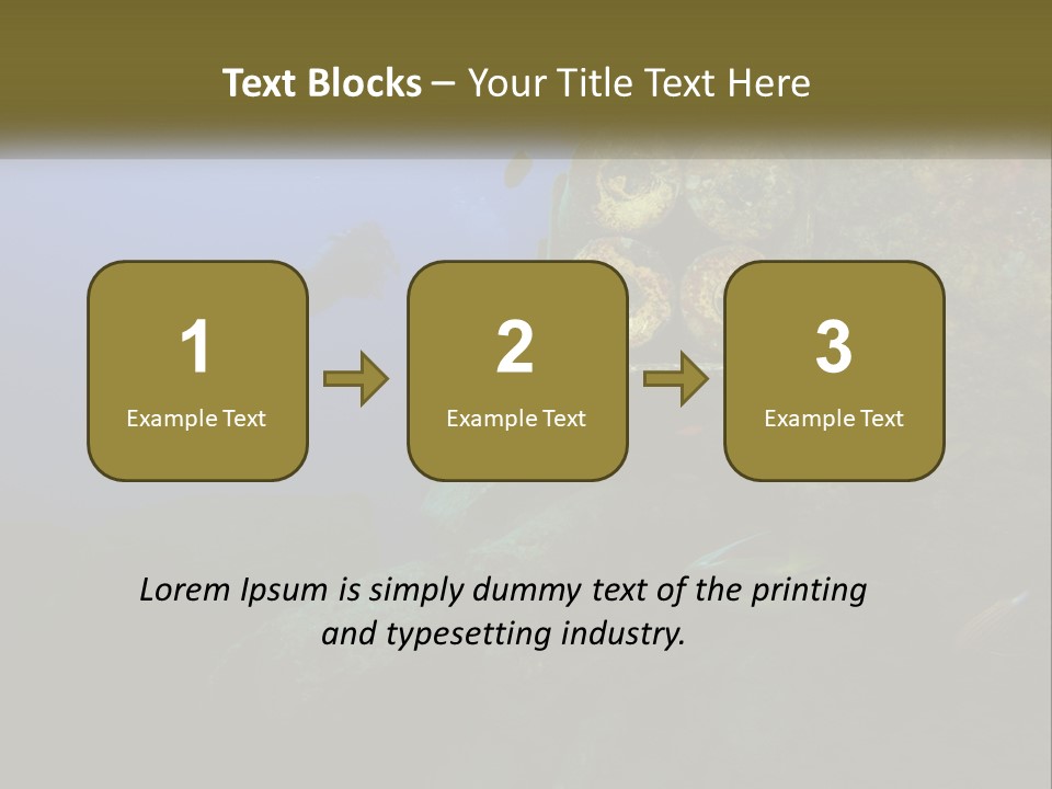 Ship Diving Shell PowerPoint Template