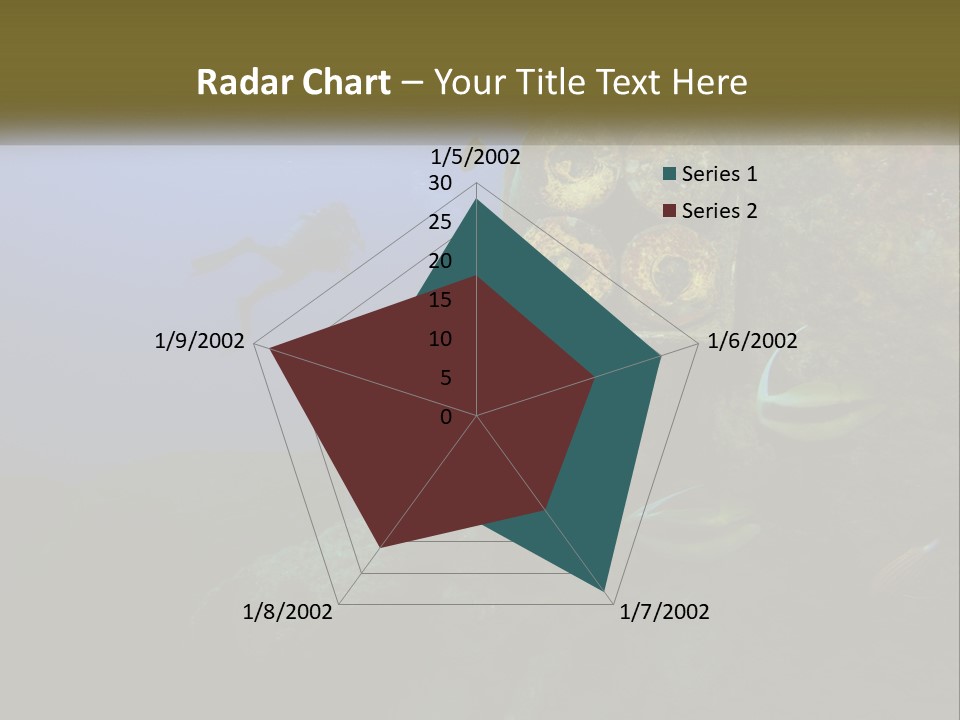 Ship Diving Shell PowerPoint Template