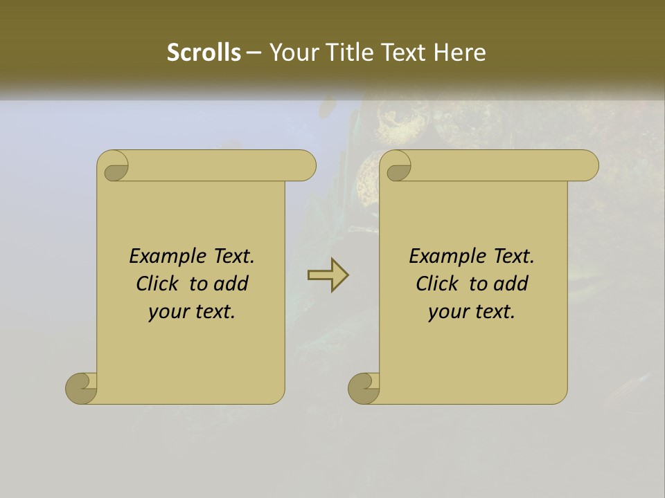 Ship Diving Shell PowerPoint Template