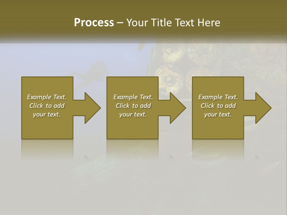 Ship Diving Shell PowerPoint Template
