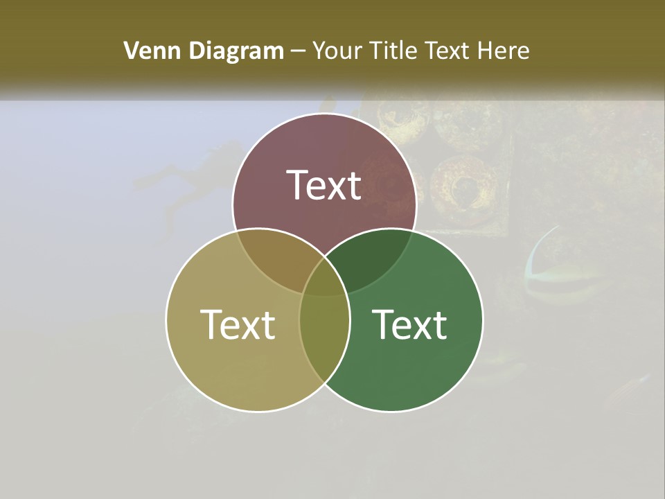 Ship Diving Shell PowerPoint Template