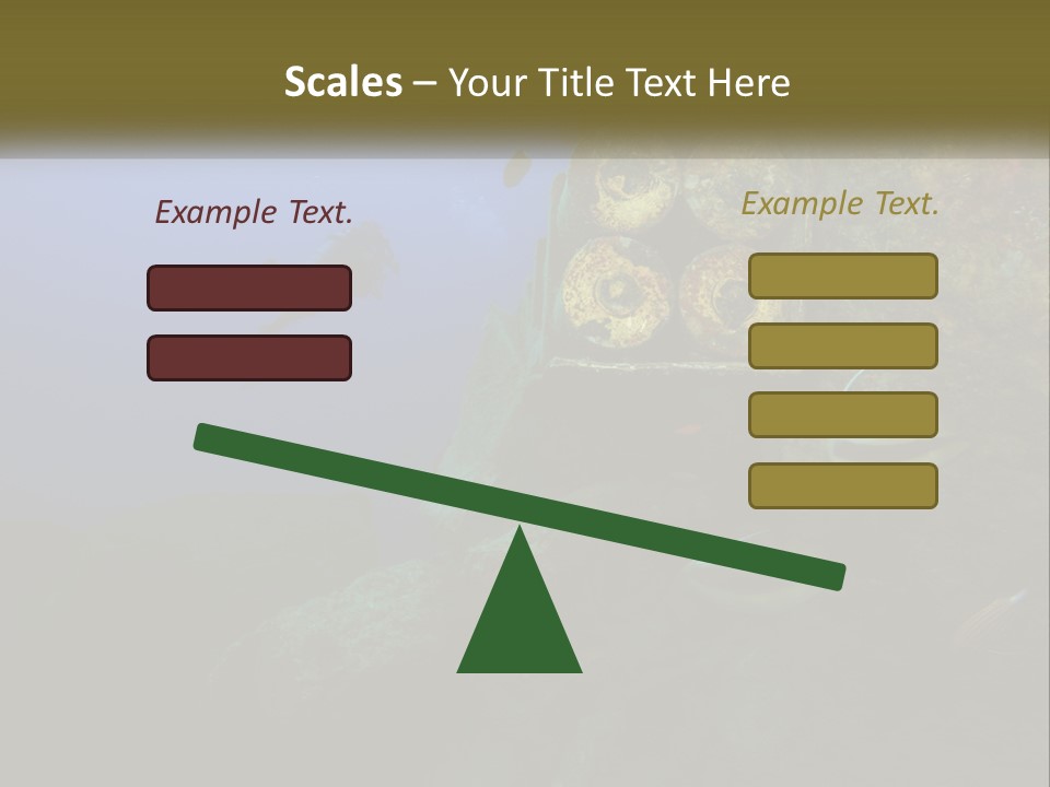 Ship Diving Shell PowerPoint Template