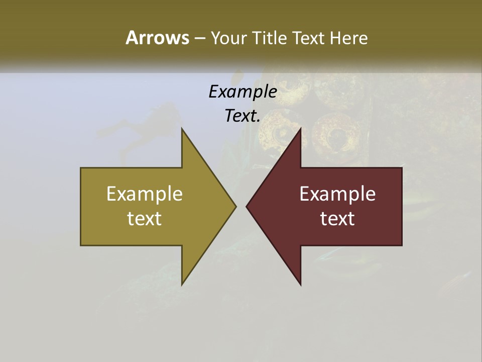 Ship Diving Shell PowerPoint Template