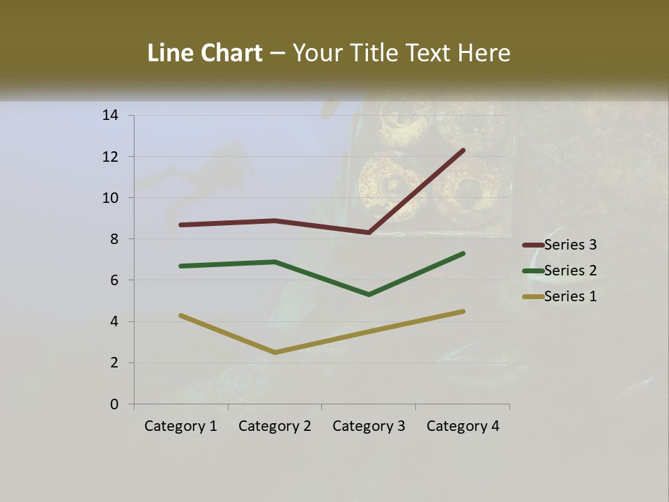 Ship Diving Shell PowerPoint Template