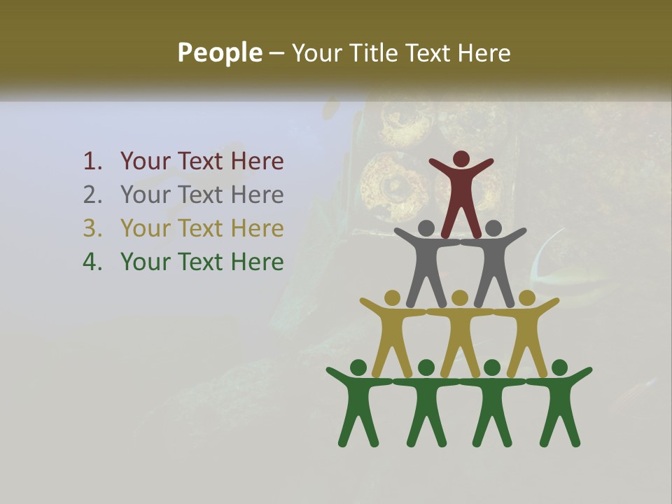 Ship Diving Shell PowerPoint Template