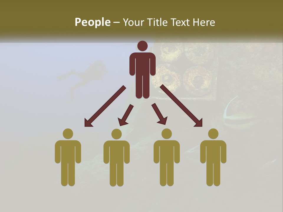 Ship Diving Shell PowerPoint Template