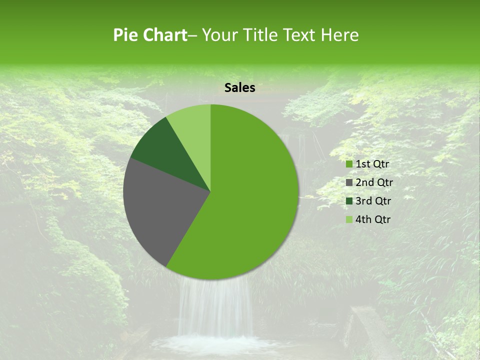 Falls Smoky Leaf PowerPoint Template
