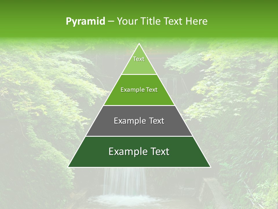 Falls Smoky Leaf PowerPoint Template