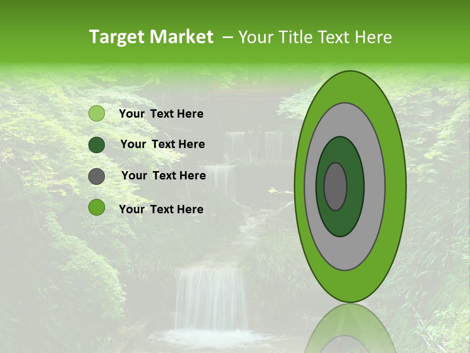 Falls Smoky Leaf PowerPoint Template