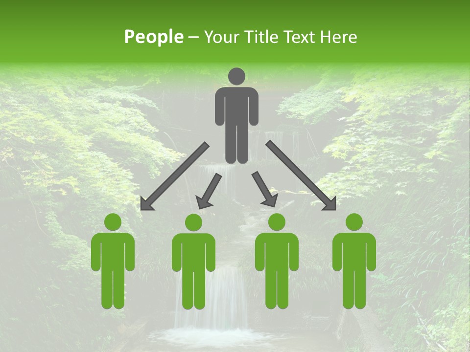 Falls Smoky Leaf PowerPoint Template