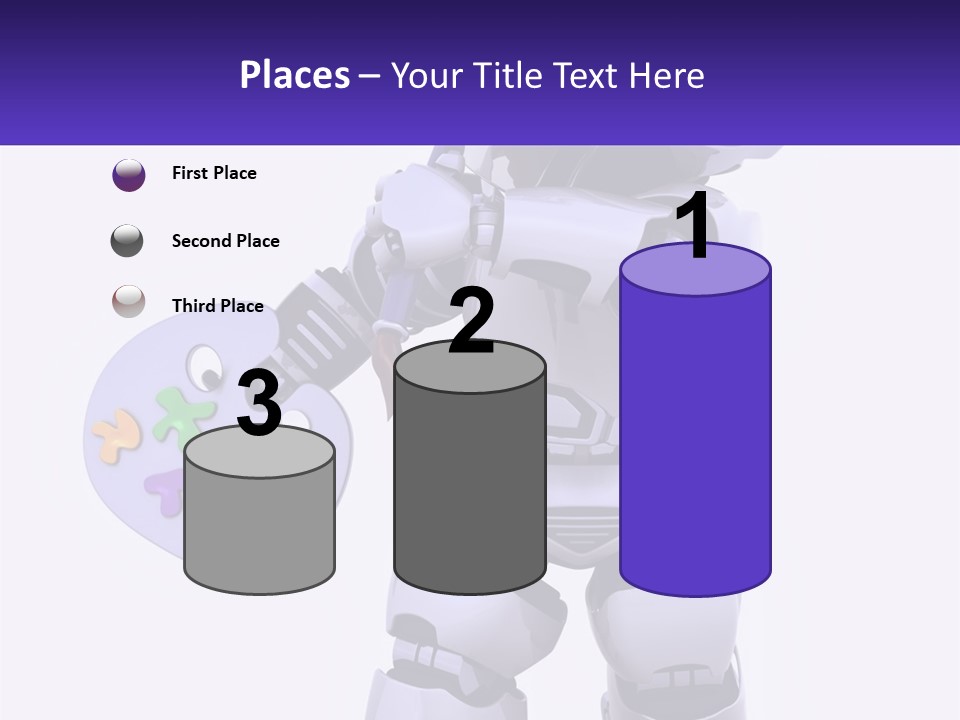 Brushes Pallette Painter PowerPoint Template