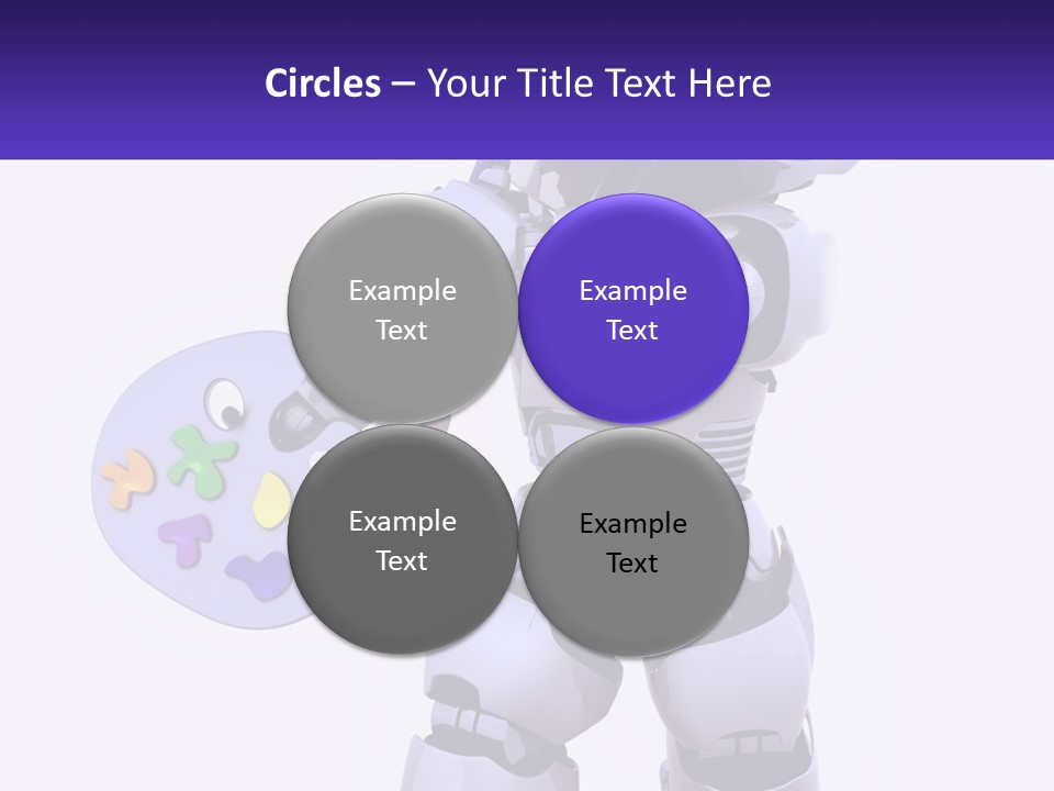 Brushes Pallette Painter PowerPoint Template