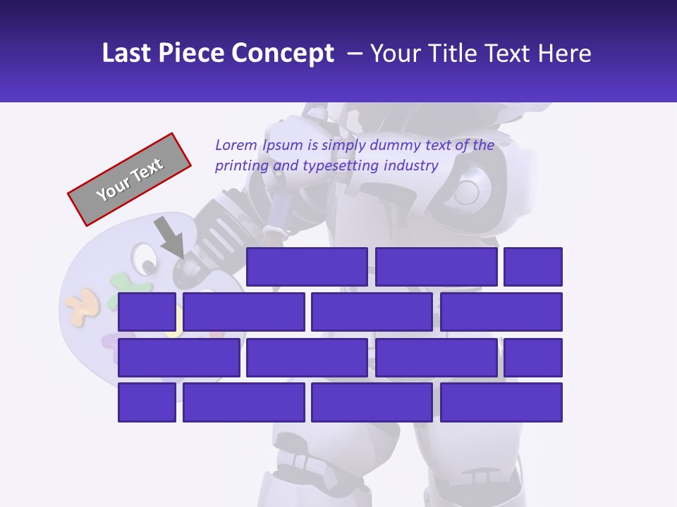 Brushes Pallette Painter PowerPoint Template