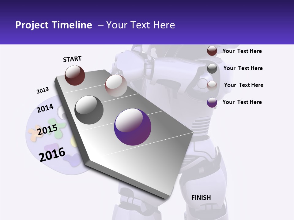 Brushes Pallette Painter PowerPoint Template