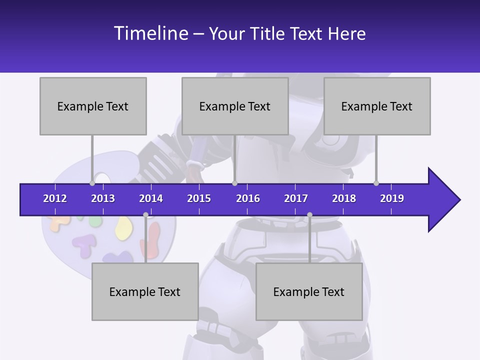 Brushes Pallette Painter PowerPoint Template