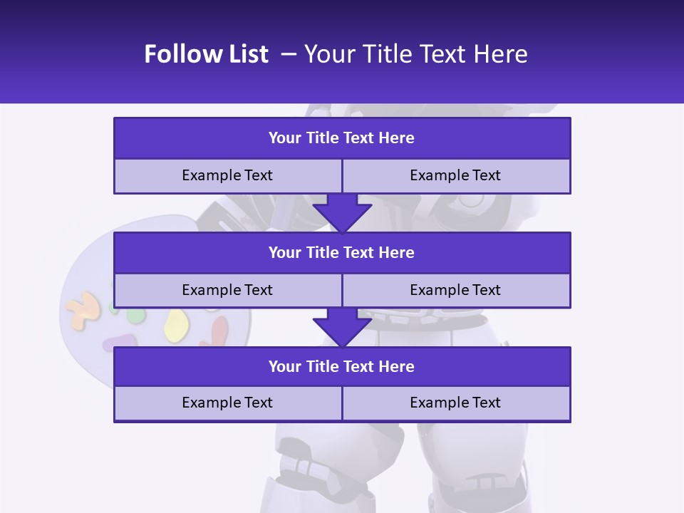 Brushes Pallette Painter PowerPoint Template