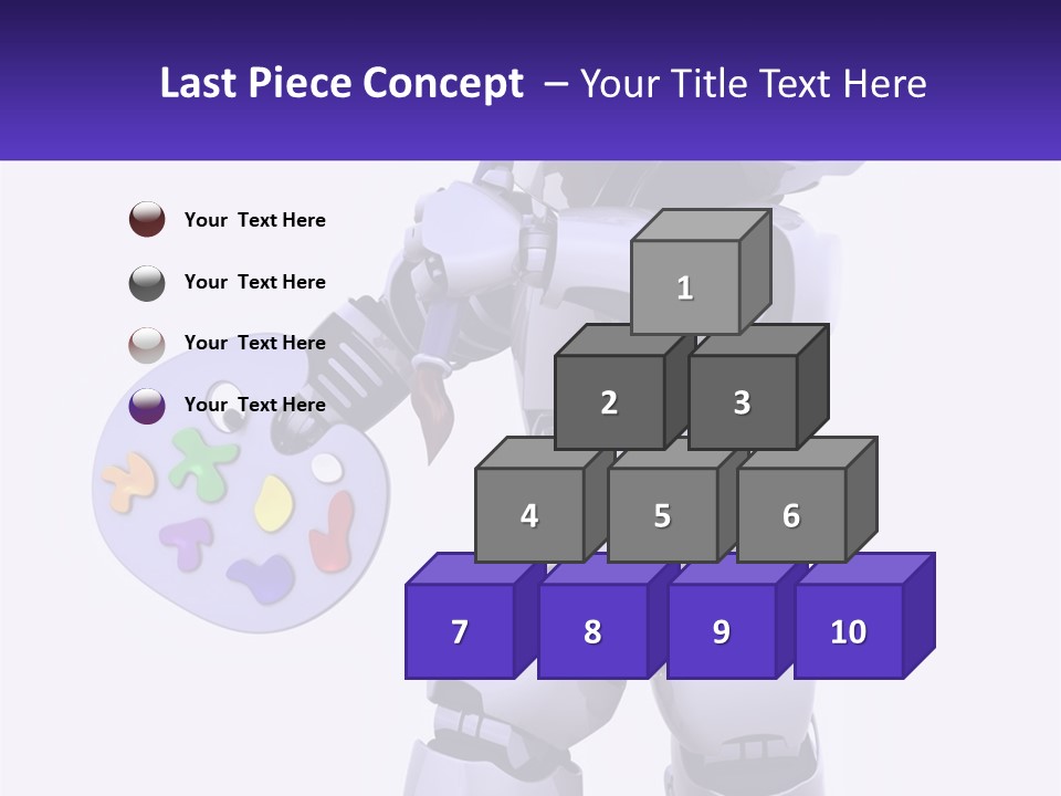Brushes Pallette Painter PowerPoint Template