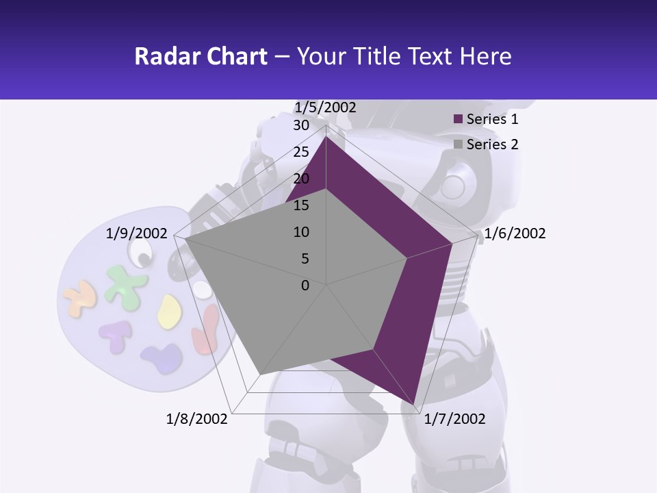Brushes Pallette Painter PowerPoint Template