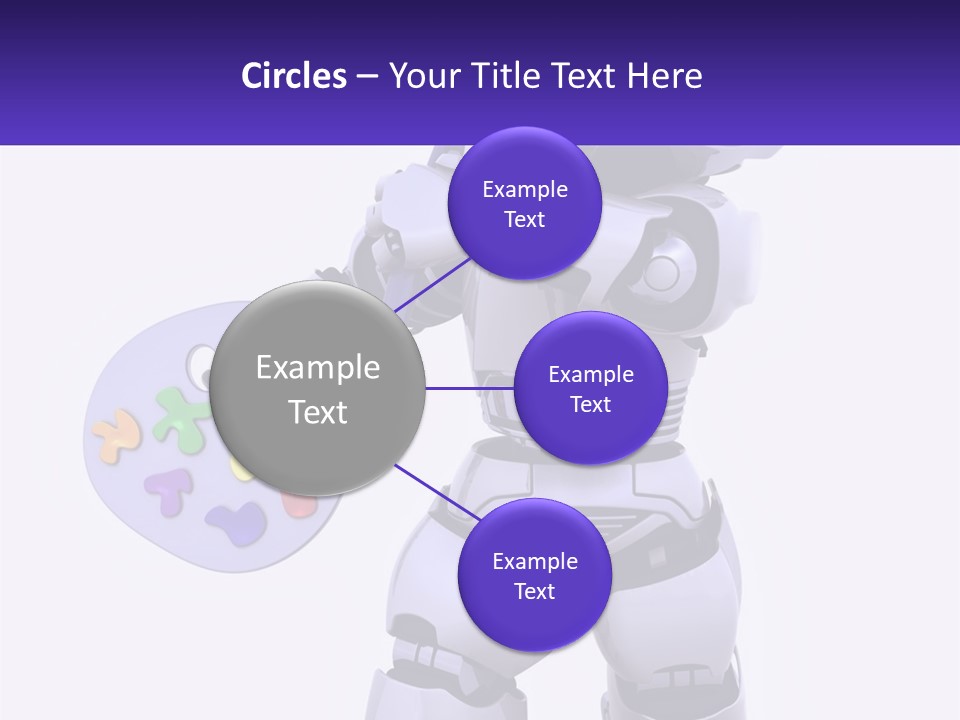 Brushes Pallette Painter PowerPoint Template