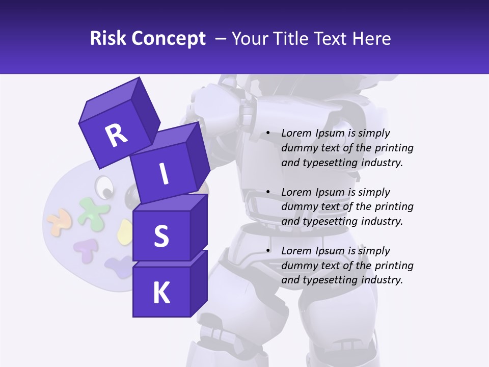 Brushes Pallette Painter PowerPoint Template