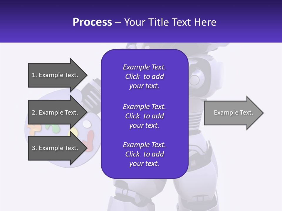 Brushes Pallette Painter PowerPoint Template