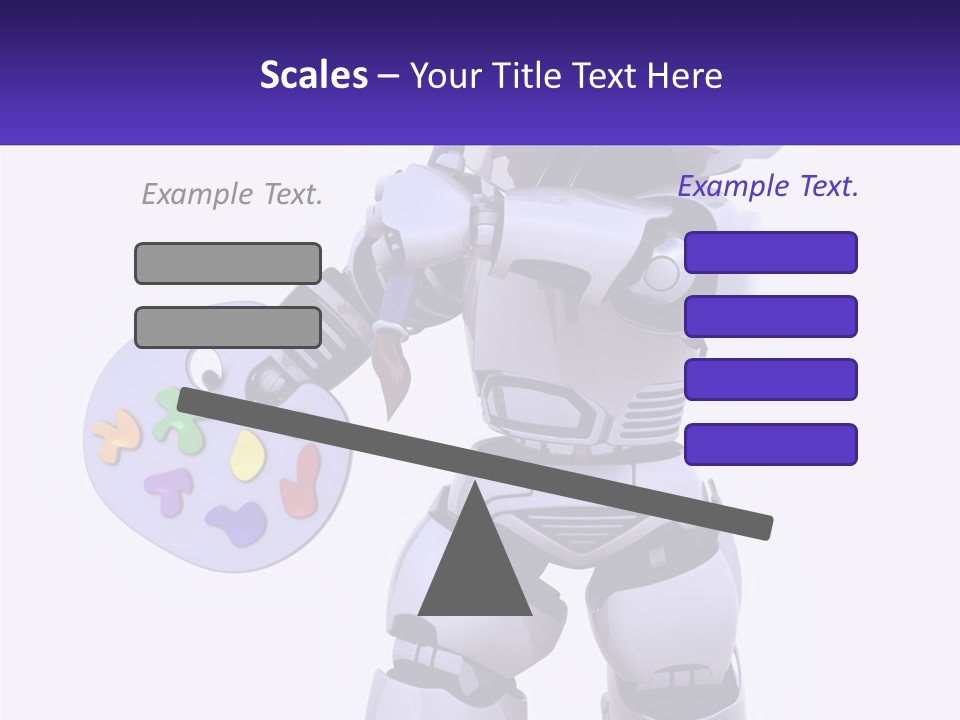 Brushes Pallette Painter PowerPoint Template