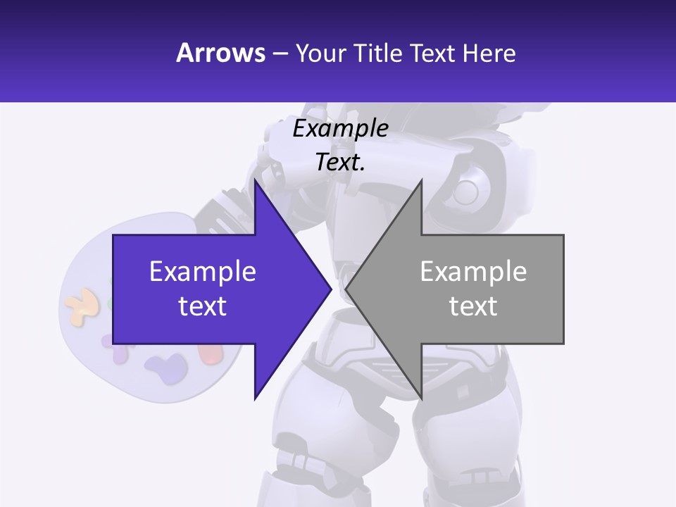 Brushes Pallette Painter PowerPoint Template