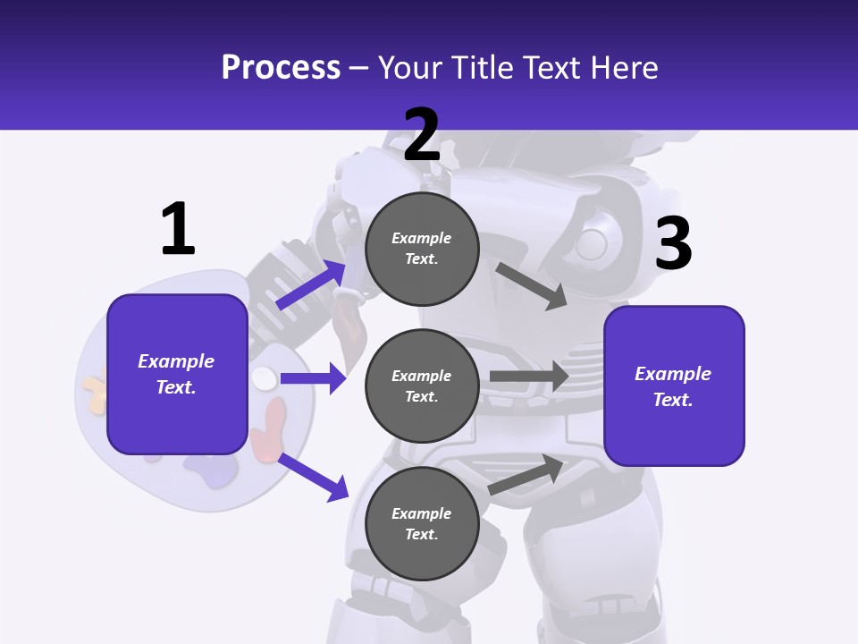 Brushes Pallette Painter PowerPoint Template