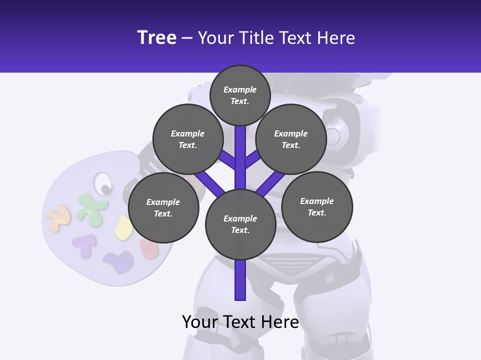 Brushes Pallette Painter PowerPoint Template