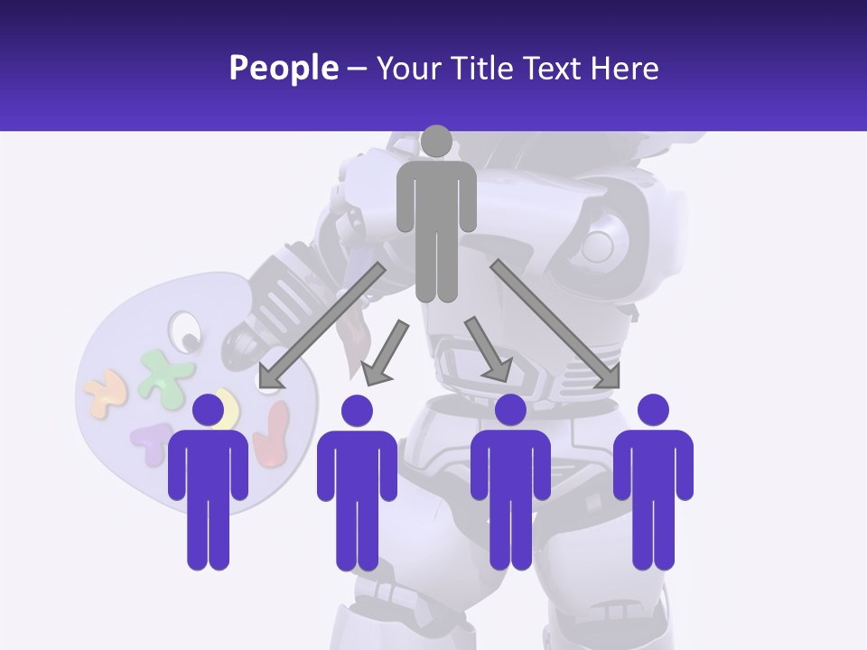 Brushes Pallette Painter PowerPoint Template