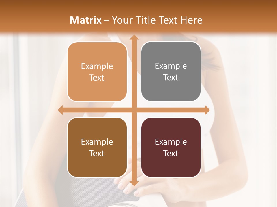 A Woman Holding A Weight Scale And A Clock PowerPoint Template