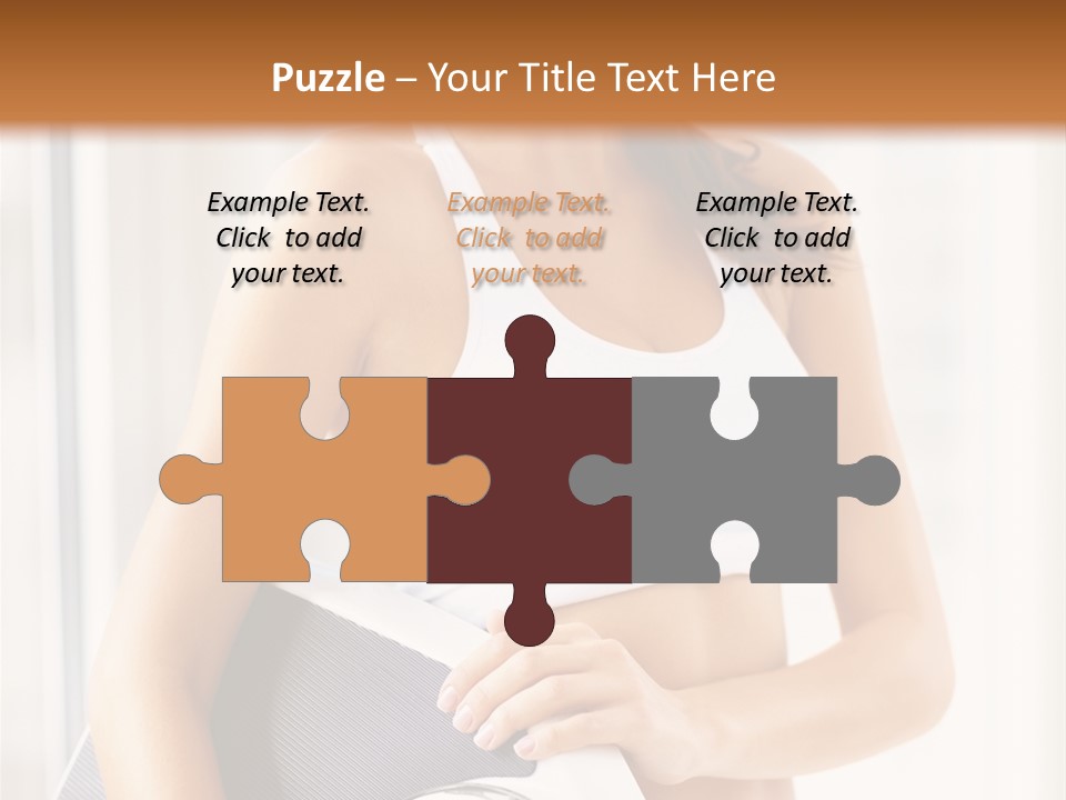 A Woman Holding A Weight Scale And A Clock PowerPoint Template