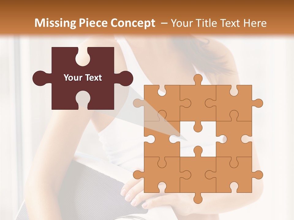 A Woman Holding A Weight Scale And A Clock PowerPoint Template