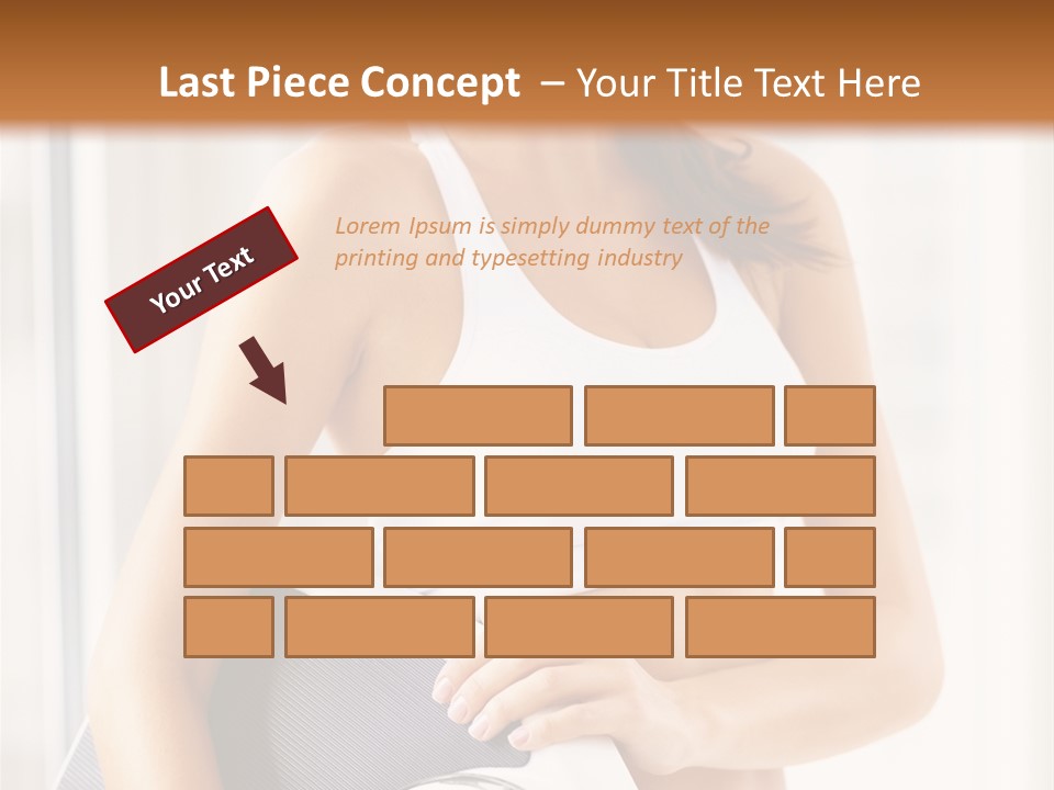 A Woman Holding A Weight Scale And A Clock PowerPoint Template