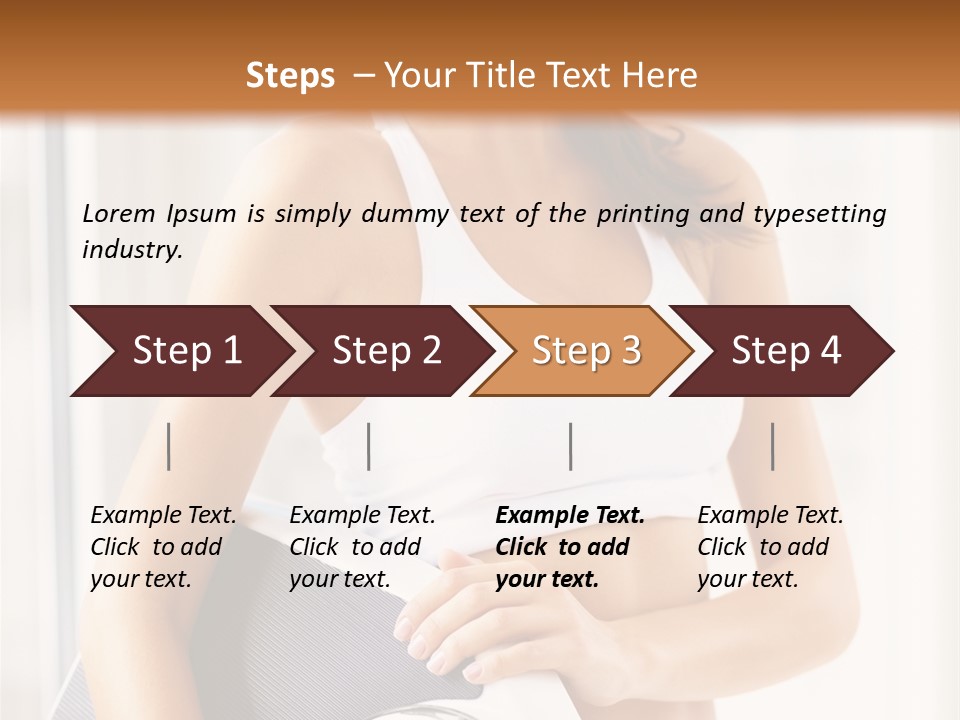A Woman Holding A Weight Scale And A Clock PowerPoint Template
